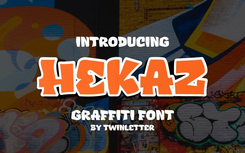Hekaz - Graffiti stílusú betűtípus megjelenítése