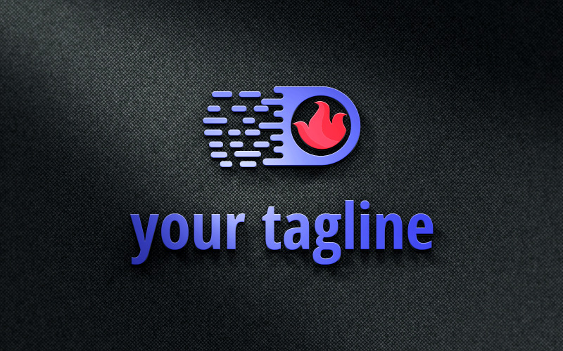 Szablon projektu logo firmy Gash Creative Service 2
