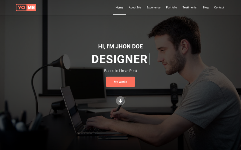 Yome — многофункциональный шаблон резюме и портфолио для Joomla 4, 5 и 6.