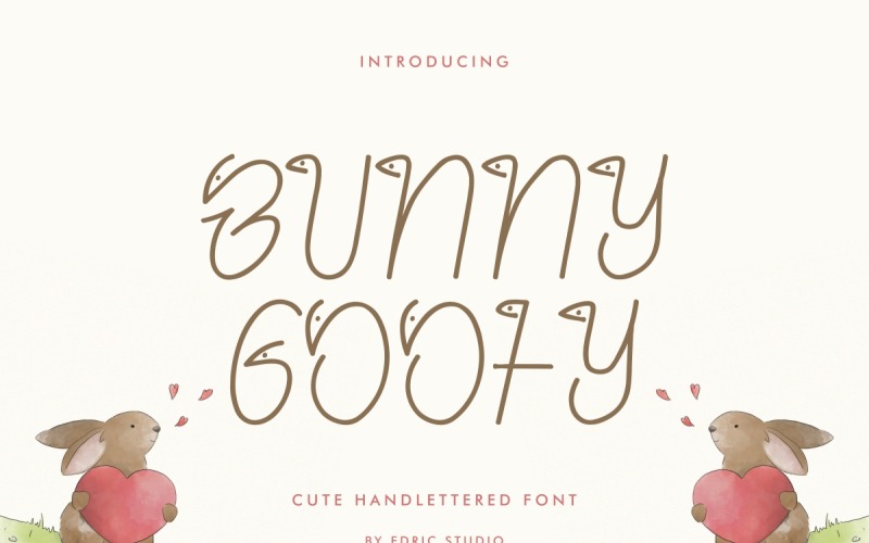 Bunny Goofy játékos kijelző betűtípus