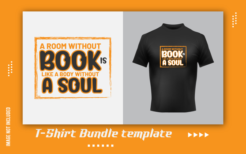 Conception d'autocollants de t-shirt de citations de livres