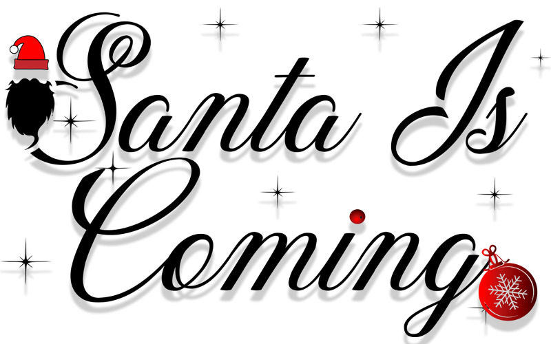 Vánoční typografie trička design