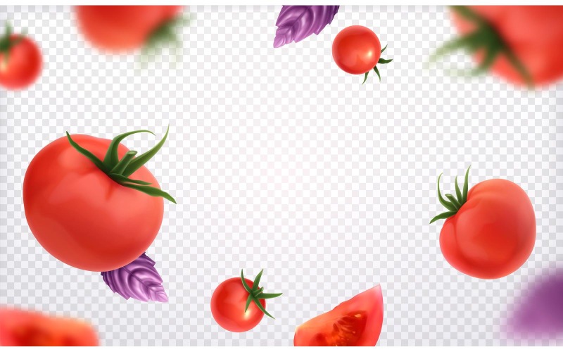Fundo de tomate realista 201030942 conceito de ilustração vetorial