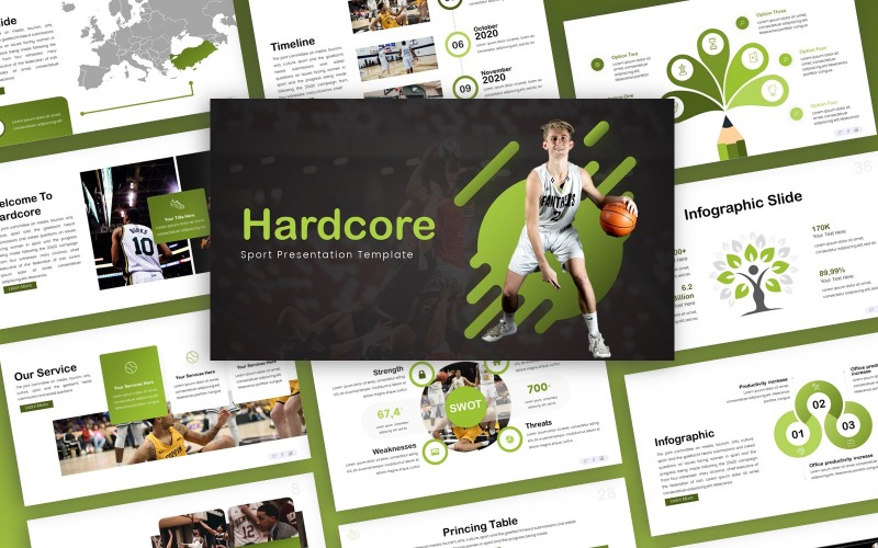 Многоцелевой шаблон Hardcore Sport