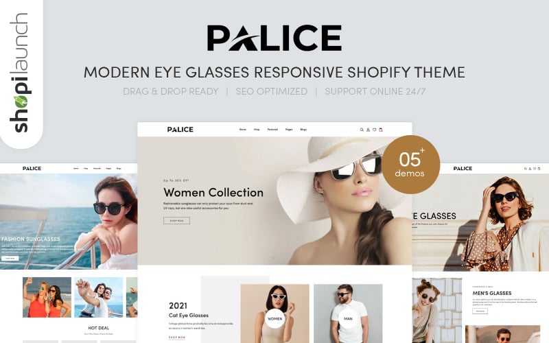 Palice - Modern Gözlükler Duyarlı Shopify Teması