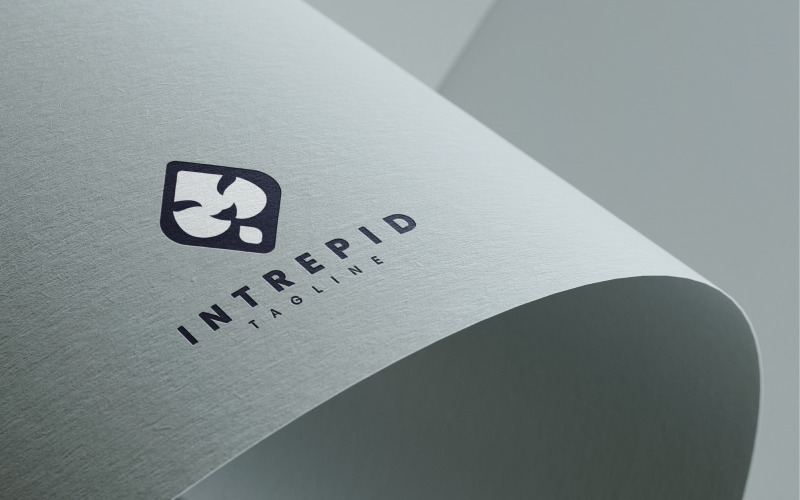 Minimalistisk logotyp för lejonhuvudmaskot