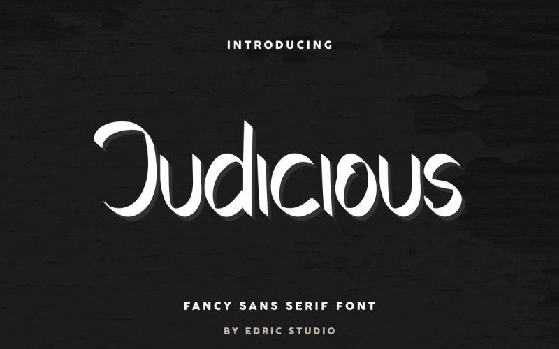 Písmo Judicious Fancy Sans Serif