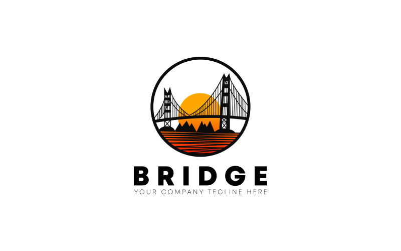 Creative Bridge logotyp designmall