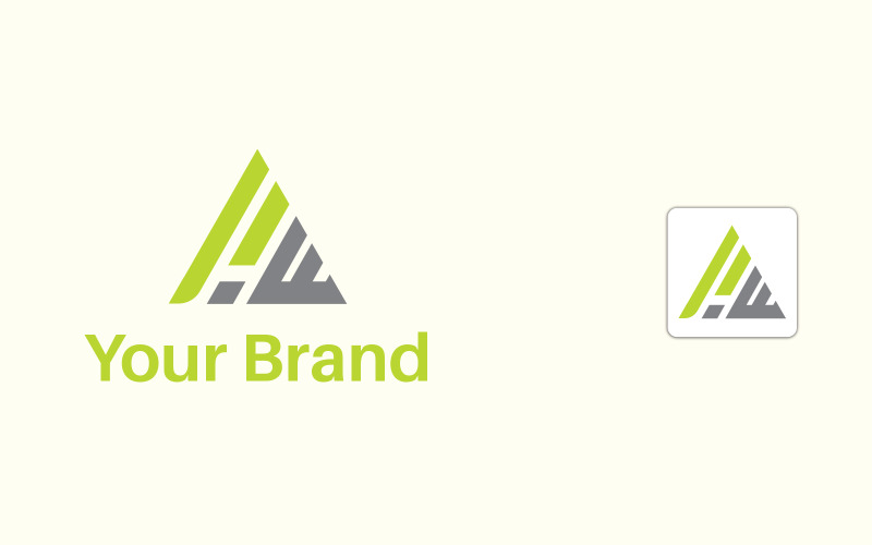 PE kreativ logotyp designmall
