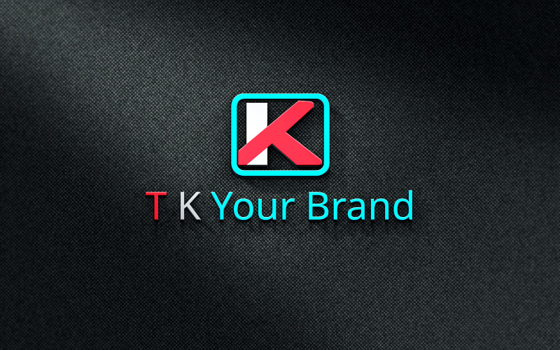 Logo d'entreprise créative TK