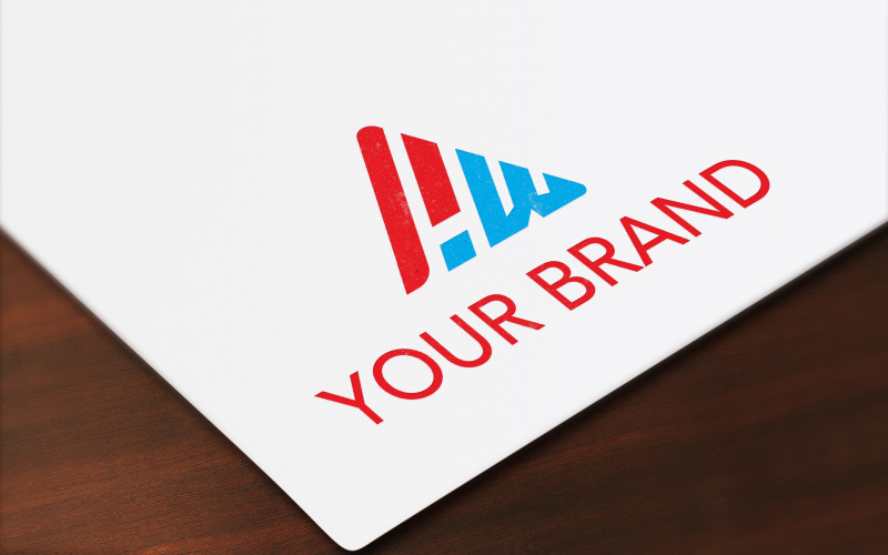 PW трикутник креативний дизайн логотипу
