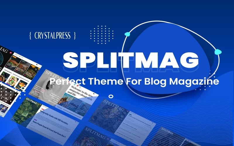 Splitmag — стиль журнала и тема WordPress для блога