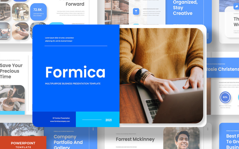 Formica - Modelo de PowerPoint de negócios polivalentes