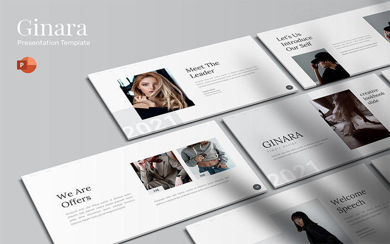 Ginara - Lookbook PowerPoint-sjabloon