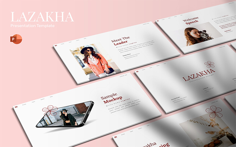 Lazakha - Zakelijke PowerPoint-sjabloon