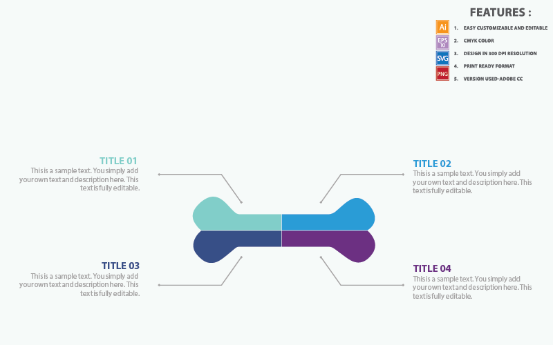 Kemik Infographic Şablonu