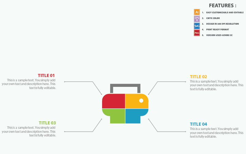 Szablon infografiki drukarki