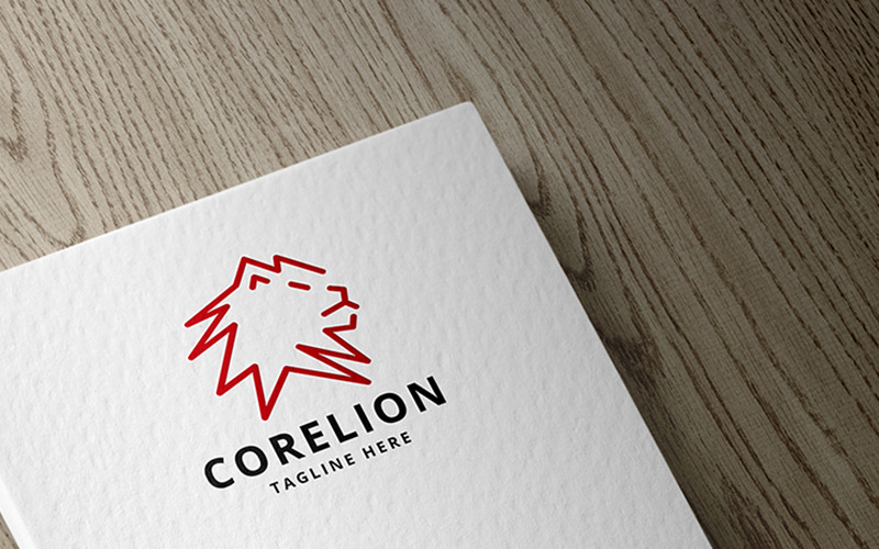 Logotipo profissional do Core Lion