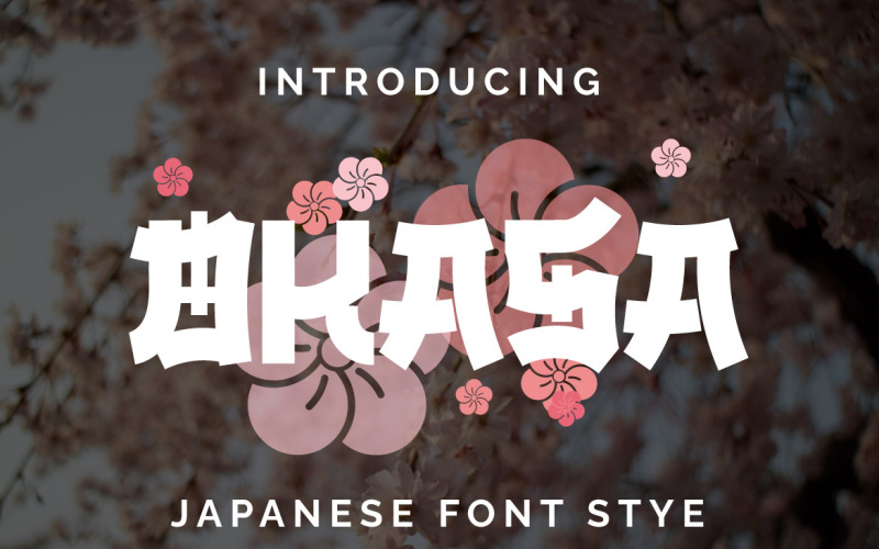 OKASA - fonte de estilo japonês