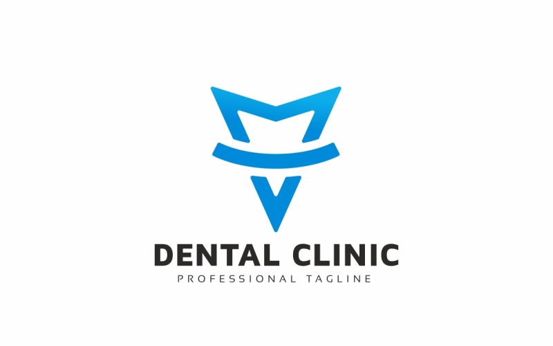 Dental Clinic Unique Logo Template #216757 - TemplateMonster