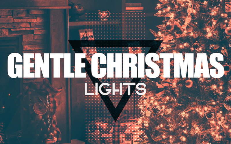 Gyengéd karácsonyi fények – vidám és boldog ünnepeket háttérzene