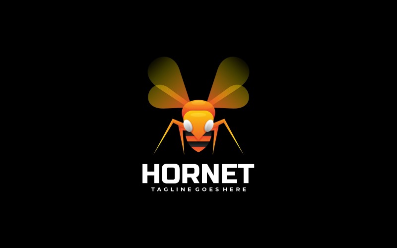 Hornet Gradient Logo Style #216708 - TemplateMonster