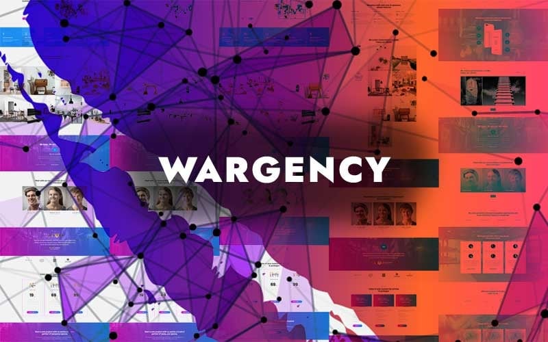 Wargency - One Page Parallax WordPress-tema