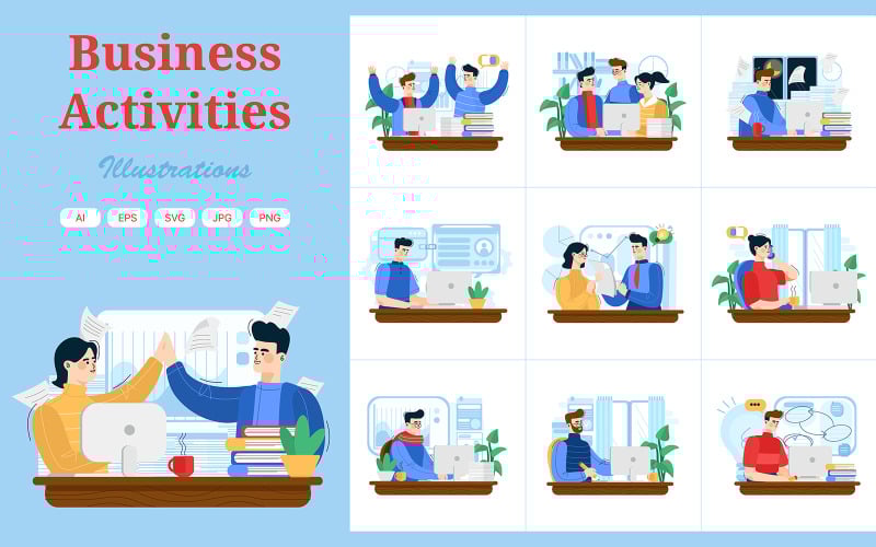M332 - Business Illustration Pack