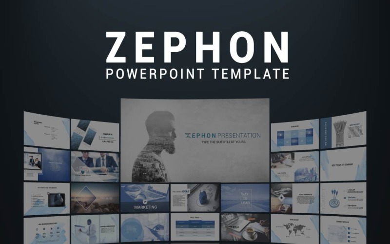 Шаблон презентации ZEPHON Powerpoint