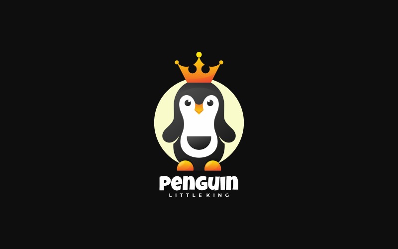 Logotipo da Penguin Gradient Color