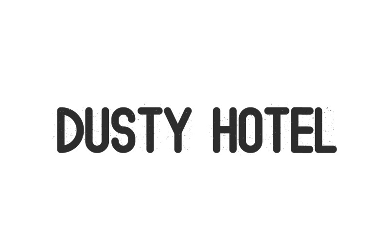 Шрифт Dusty Hotel Rustic Sans Serif