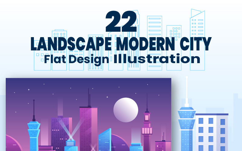 22 Arquitectura Paisaje Edificios e Ilustración Inmobiliaria