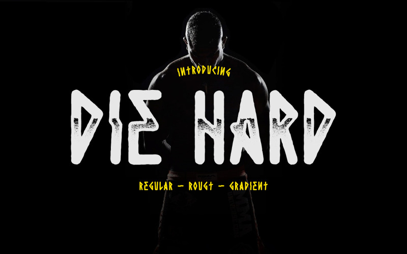 Die Hard - Új kerek betűtípus