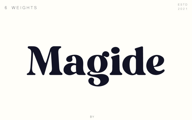 Magide - Fuente Modern Serif