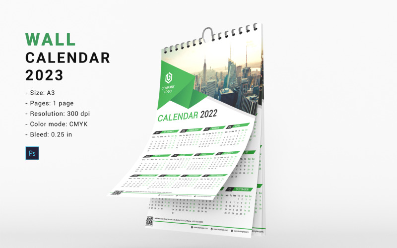 Planner calendario da parete 2023