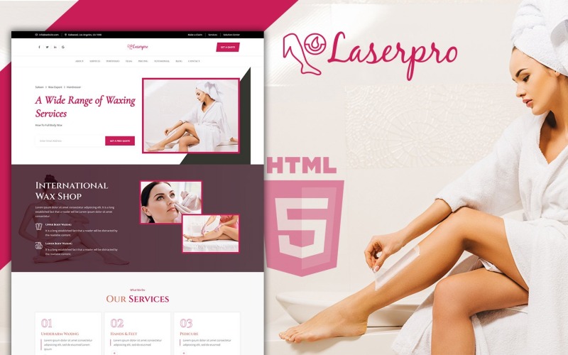 Zielseitenvorlage für Laserpro Haarentfernung
