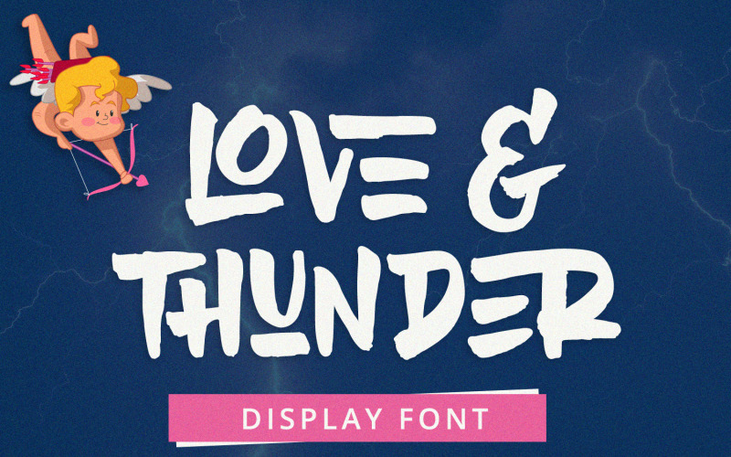 Love & Thunder – Betűtípus megjelenítése