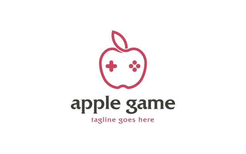 苹果游戏标志模板
