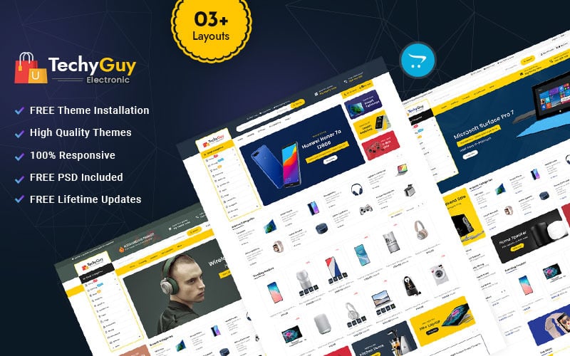 TechyGuy - Eletrônicos e Computadores Multipurpose OpenCart Responsive Theme
