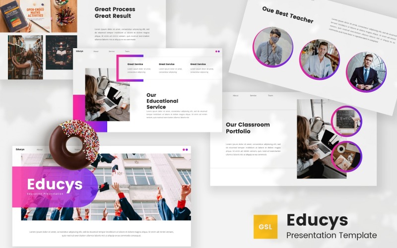 Educas — Modello di diapositive Google per l'istruzione