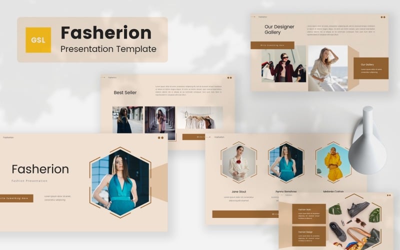 Fasherion — Modèle de diapositives Google de mode