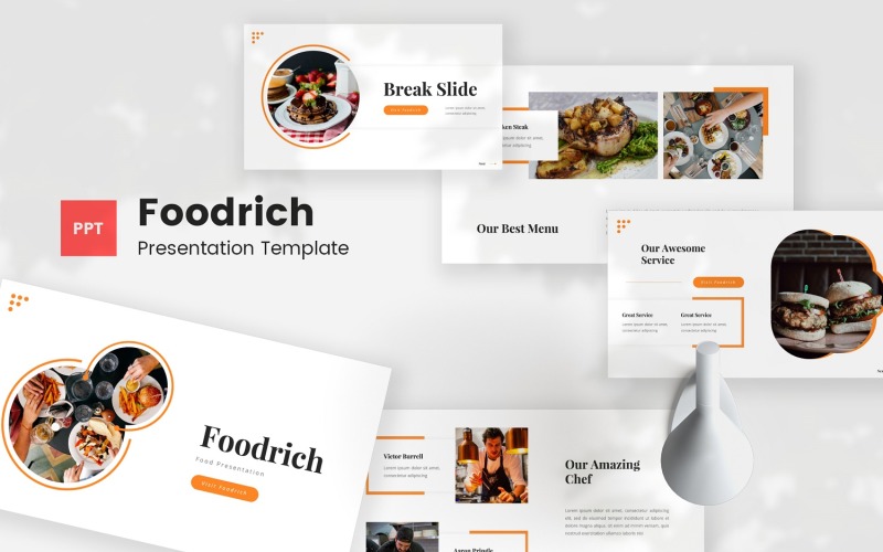 Foodrich — Modèle PowerPoint de nourriture