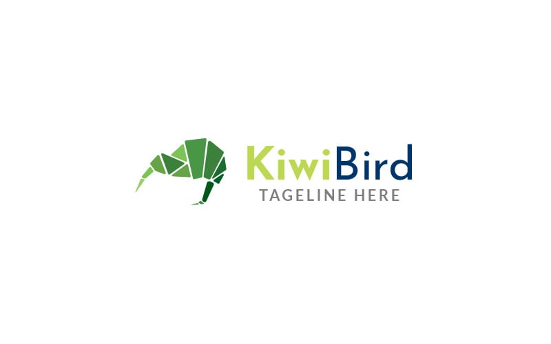 Kiwi Bird Logo Design Template