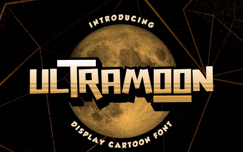 Ultramoon 卡通显示字体