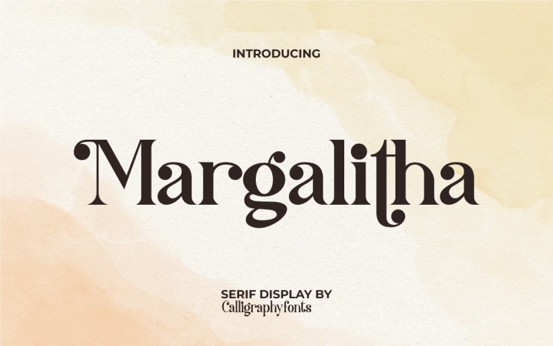 Margalitha Elegancka czcionka szeryfowa
