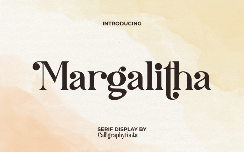 Шрифт Margalitha Elegant Serif