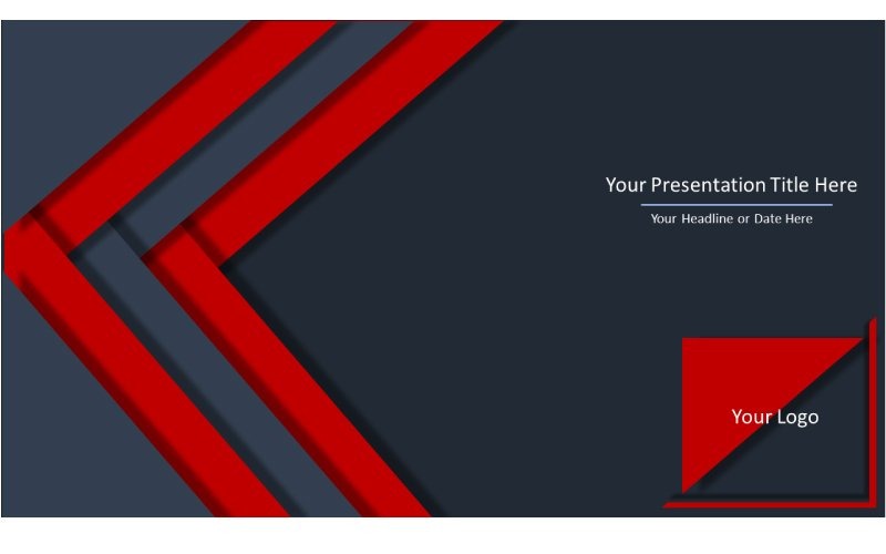 优雅的干扰PowerPoint模板