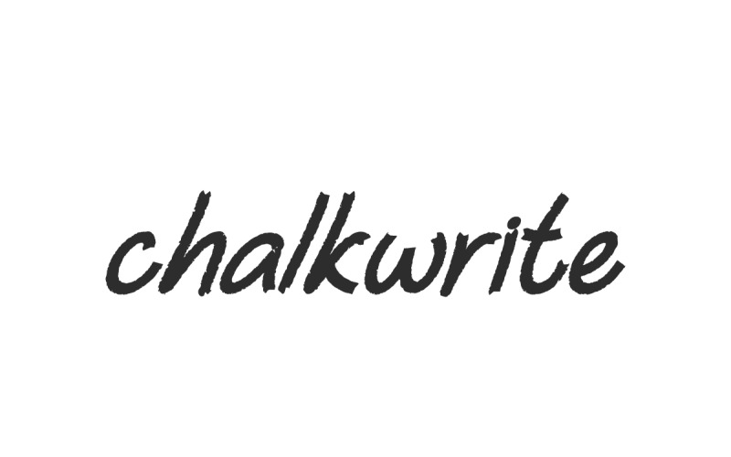 Chalkwrite Classic Display-Schriftart
