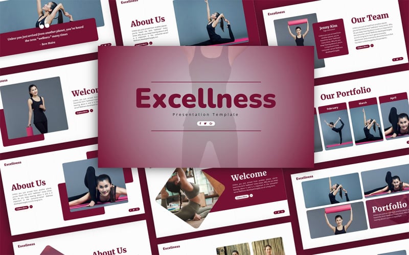 Excellness Wellness Presentation Template