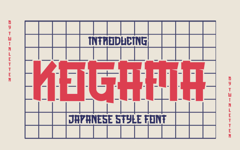 KOGAMA - japonský styl písma